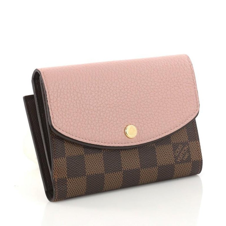 Louis Vuitton Normandy Compact Wallet Damier Canvas and Leather at 1stdibs