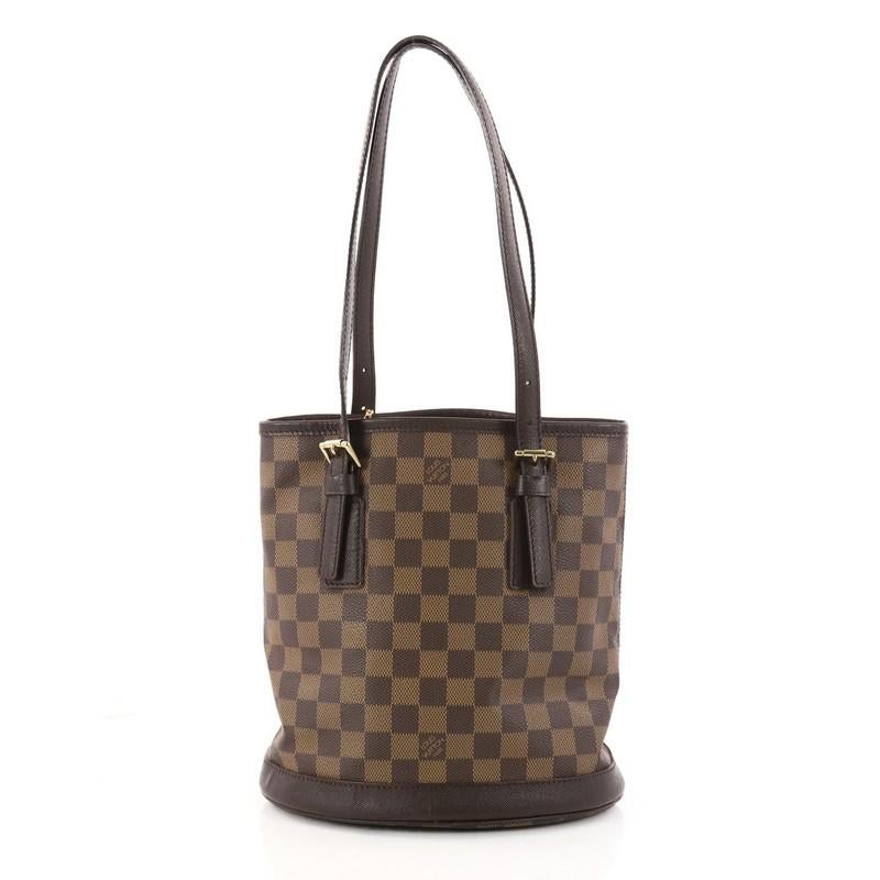 Louis Vuitton Marais Bucket Bag Damier In Good Condition In NY, NY