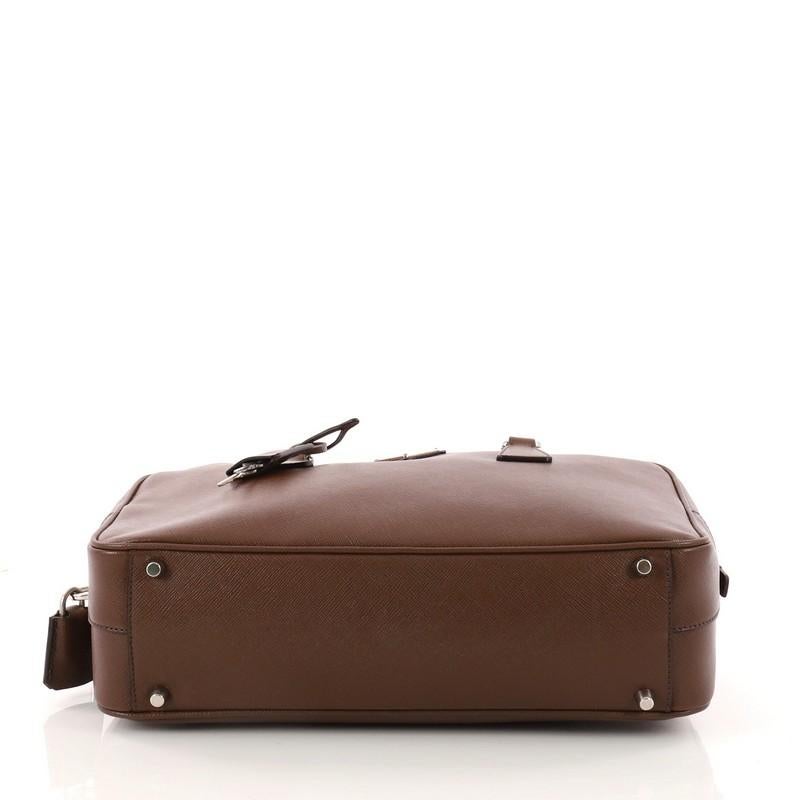 Women's or Men's Prada Bauletto Handbag Saffiano Leather Medium