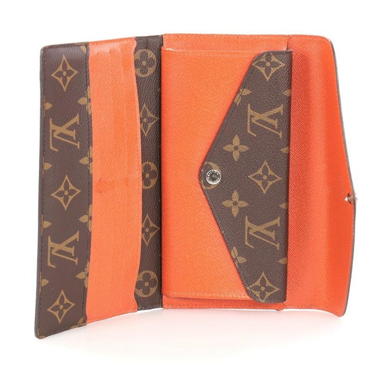 Louis Vuitton Marie-Lou Wallet Monogram Canvas and Epi Leather Long at 1stdibs