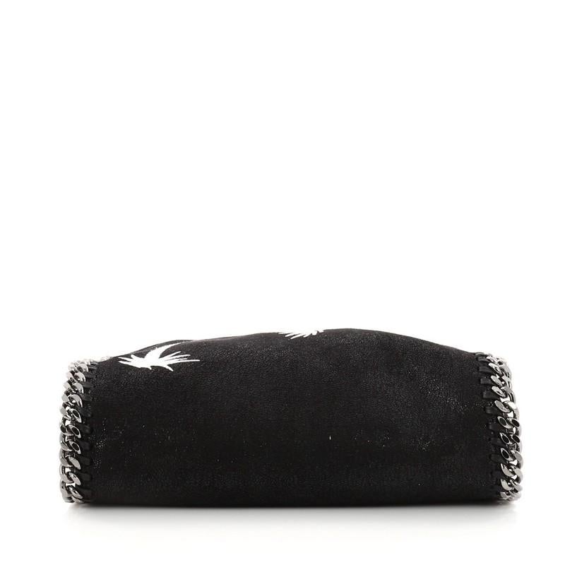 Stella McCartney Falabella Fold Over Crossbody Bag Embroidered Shaggy Deer Mini In Good Condition In NY, NY
