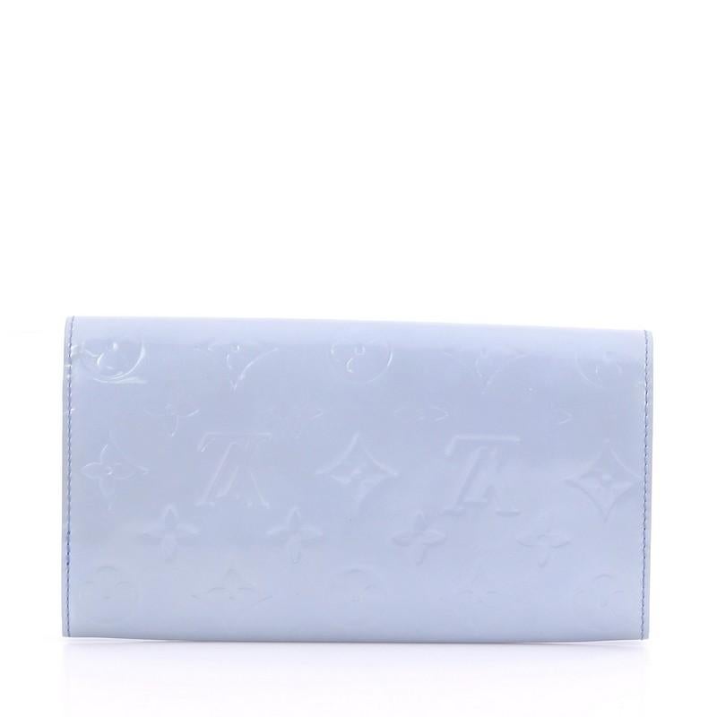 Louis Vuitton Sarah Wallet Monogram Vernis In Good Condition In NY, NY
