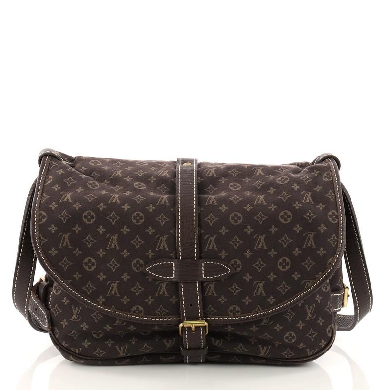 Louis Vuitton Saumur Handbag Monogram Idylle PM In Good Condition In NY, NY