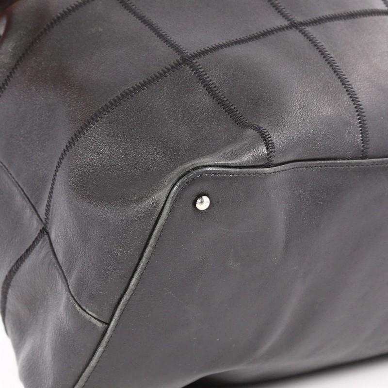 Chanel Square Stitch Tassel Hobo Quilted Leather Large 1