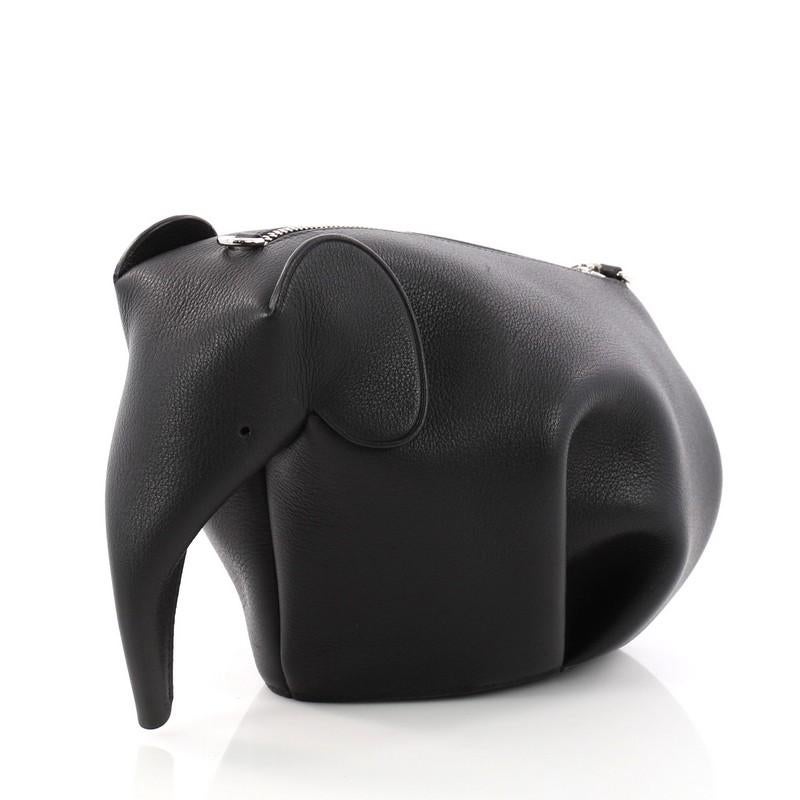 Women's or Men's Loewe Elephant Crossbody Bag Leather Mini