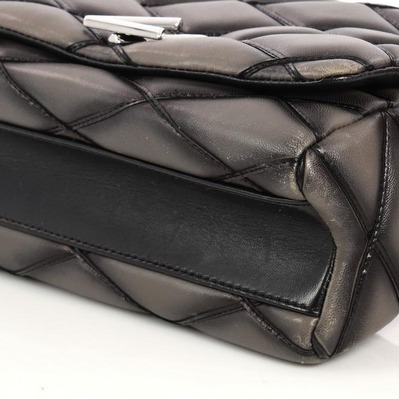Louis Vuitton GO-14 Handbag Malletage Leather PM 1