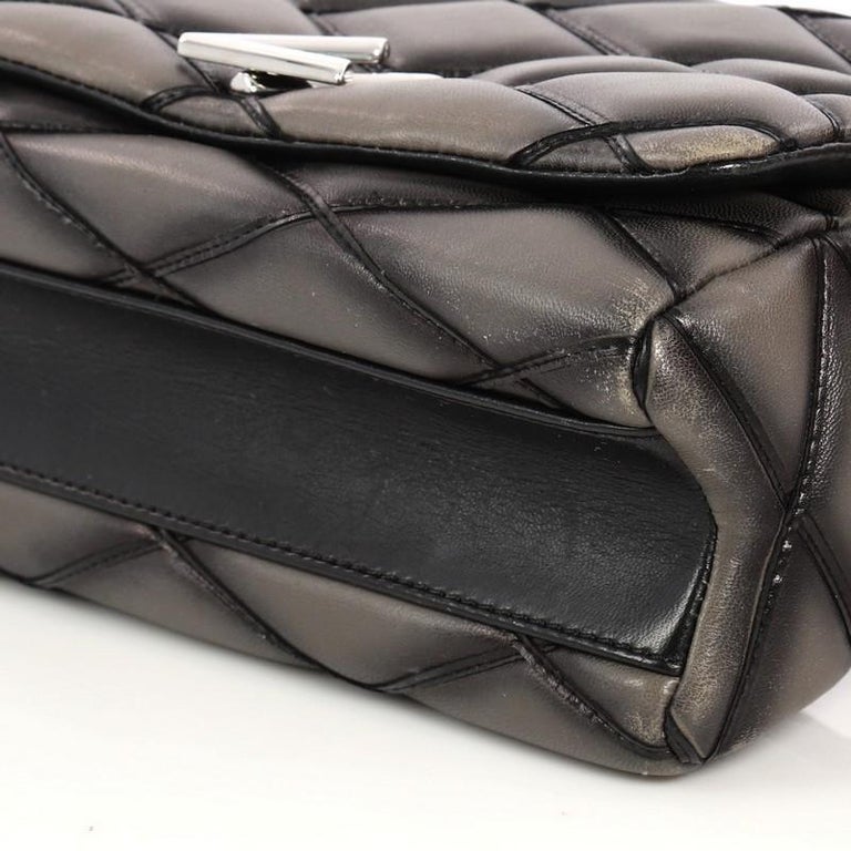 Louis Vuitton GO-14 Handbag Malletage Leather PM at 1stDibs