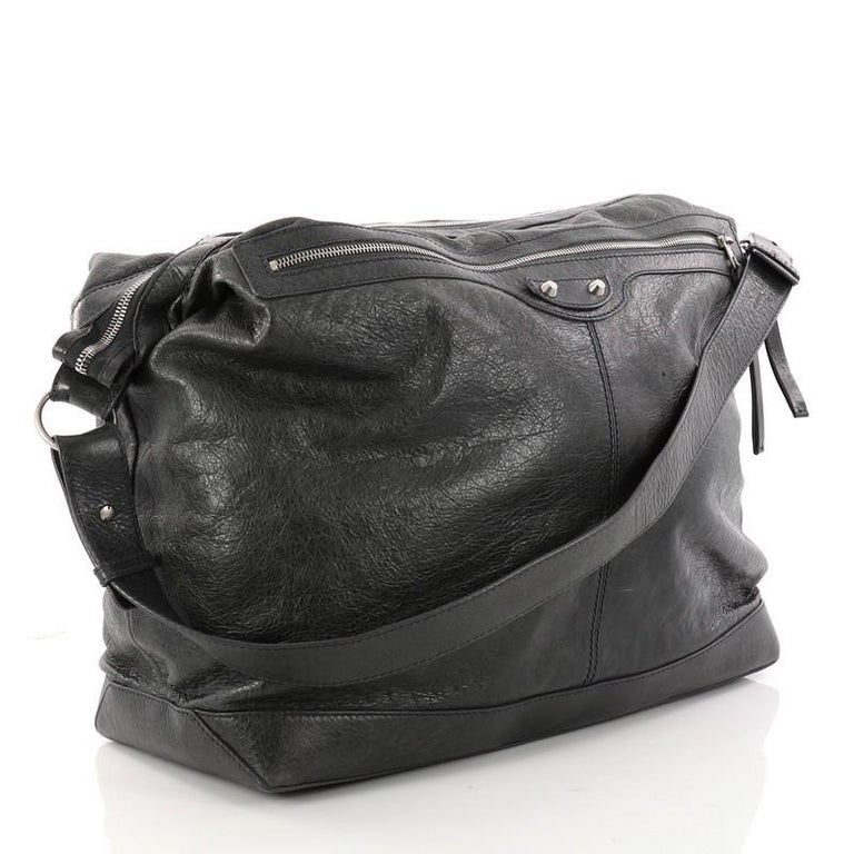 Balenciaga Zip Messenger Bag Leather Large at 1stdibs