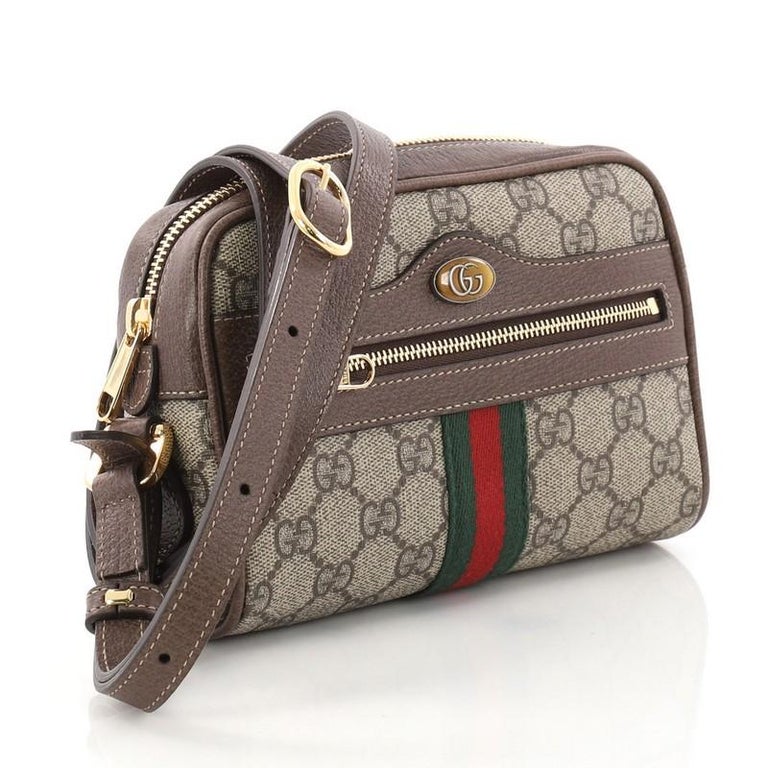 Gucci Ophidia Crossbody Bag GG Coated Canvas Mini at 1stDibs