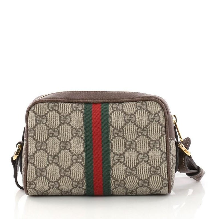 Gucci Ophidia Crossbody Bag GG Coated Canvas Mini at 1stDibs