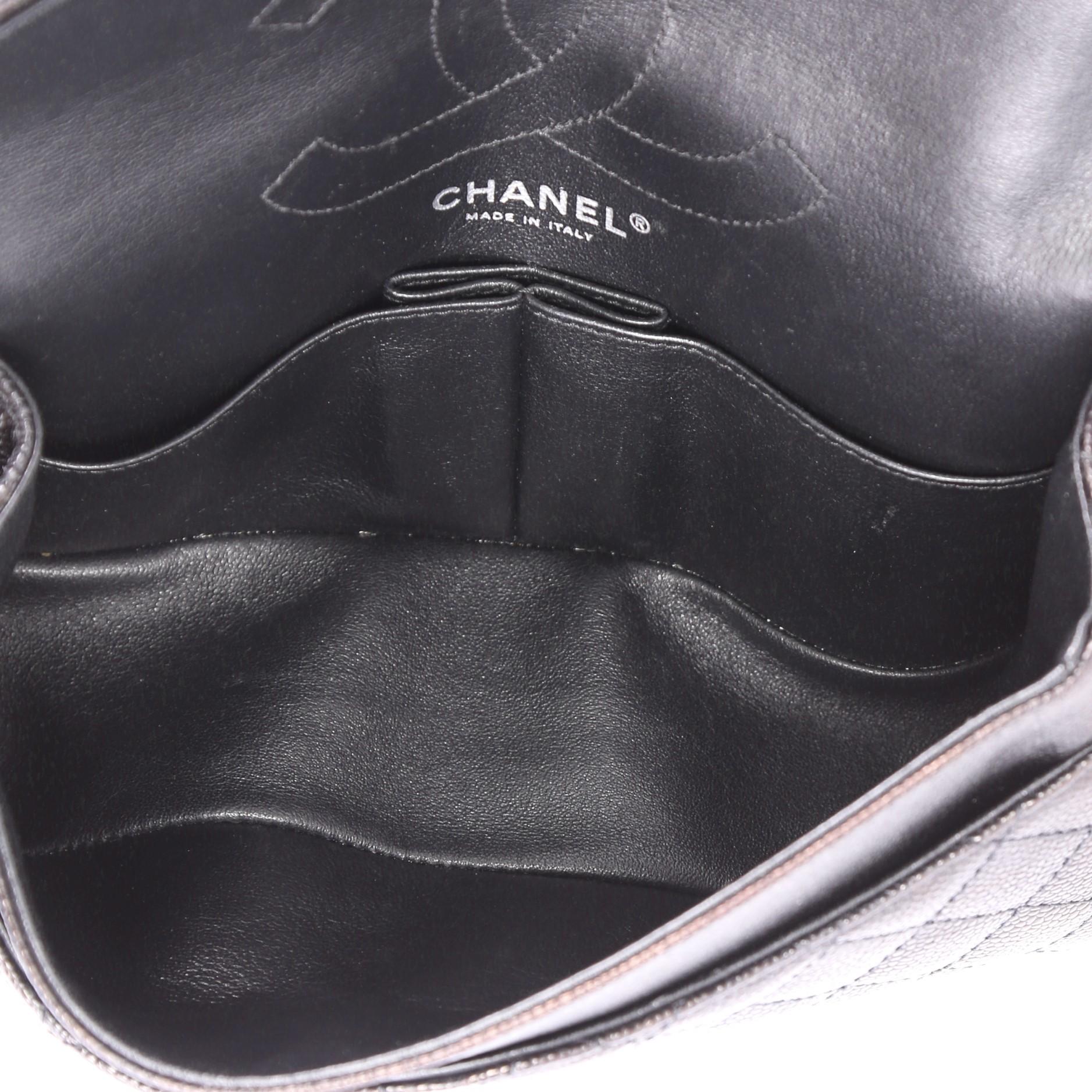 Chanel Reissue 2.55 Handbag Quilted Caviar 225 5