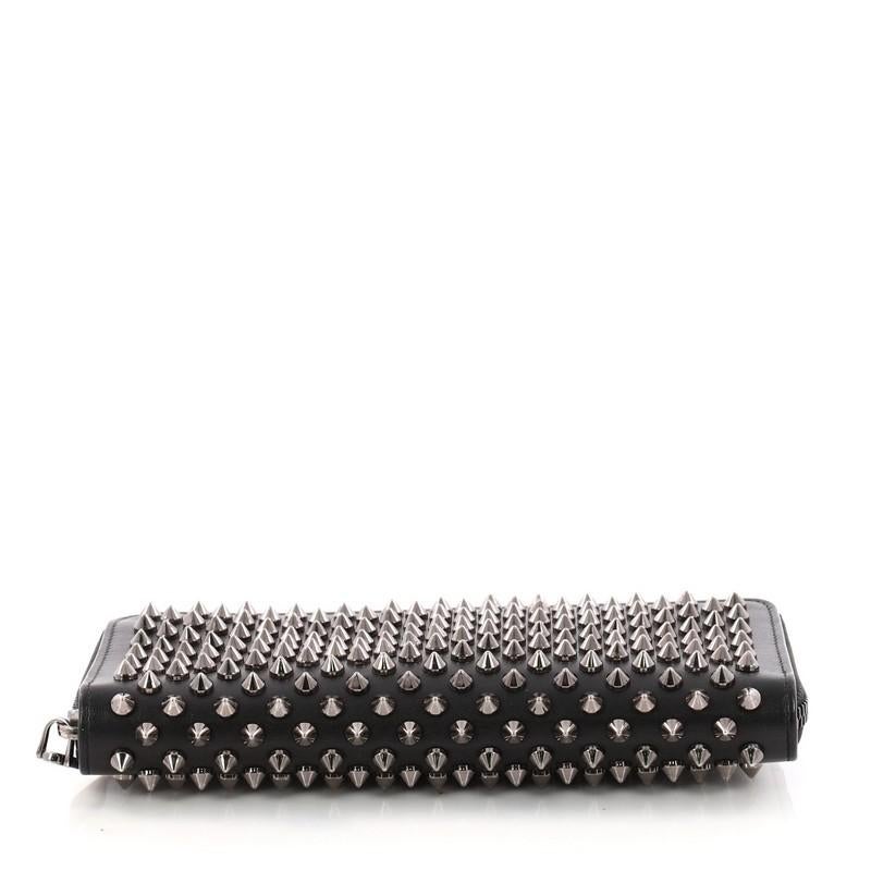 Women's Christian Louboutin Panettone Wallet Spiked Leather