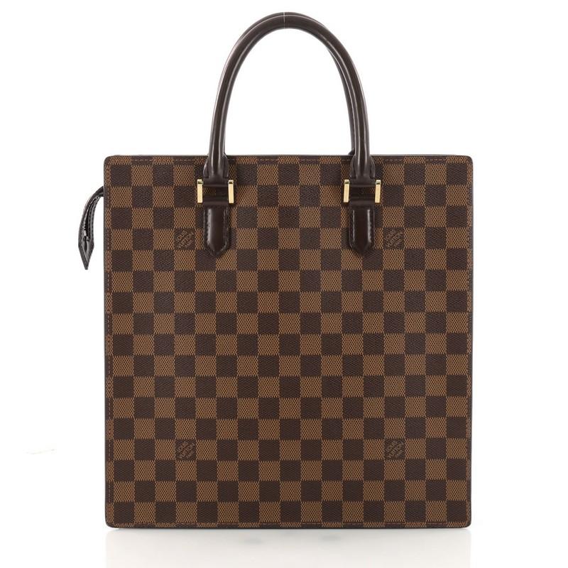 Louis Vuitton Venice Sac Plat Handbag Damier PM In Good Condition In NY, NY