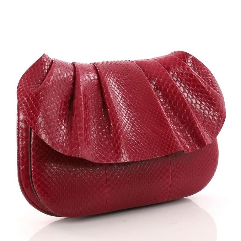 The Row Fan Shoulder Bag Python 10 at 1stDibs