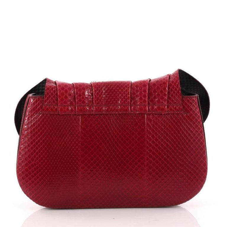 The Row Fan Shoulder Bag Python 10 at 1stDibs