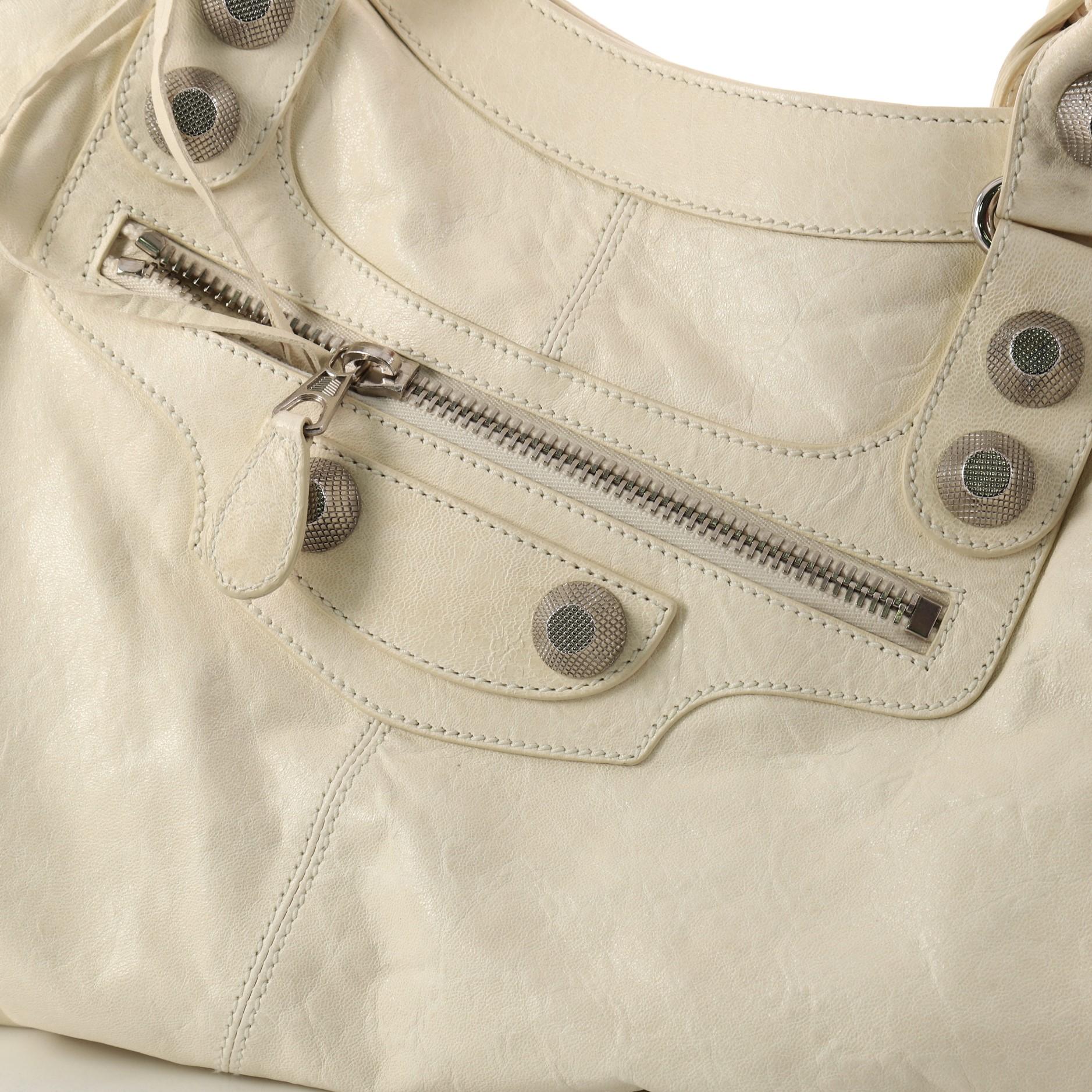 Balenciaga Brief Giant Studs Handbag Leather  3