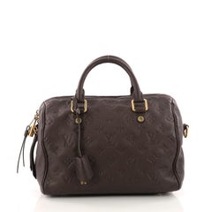 Louis Vuitton LV speedy empreinte cognac Leather ref.623326 - Joli