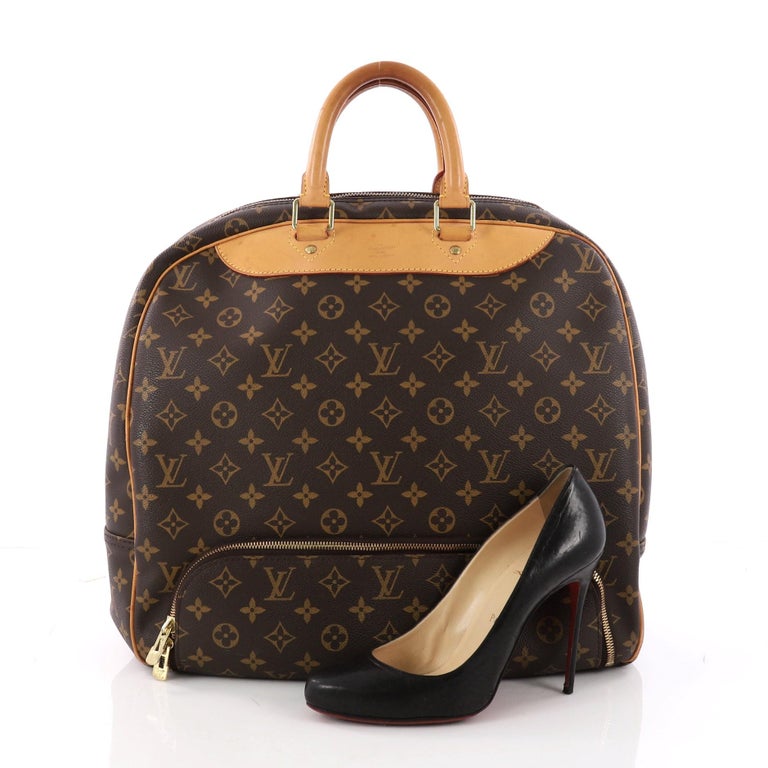 Louis Vuitton Evasion Travel Bag Monogram Canvas MM at 1stdibs