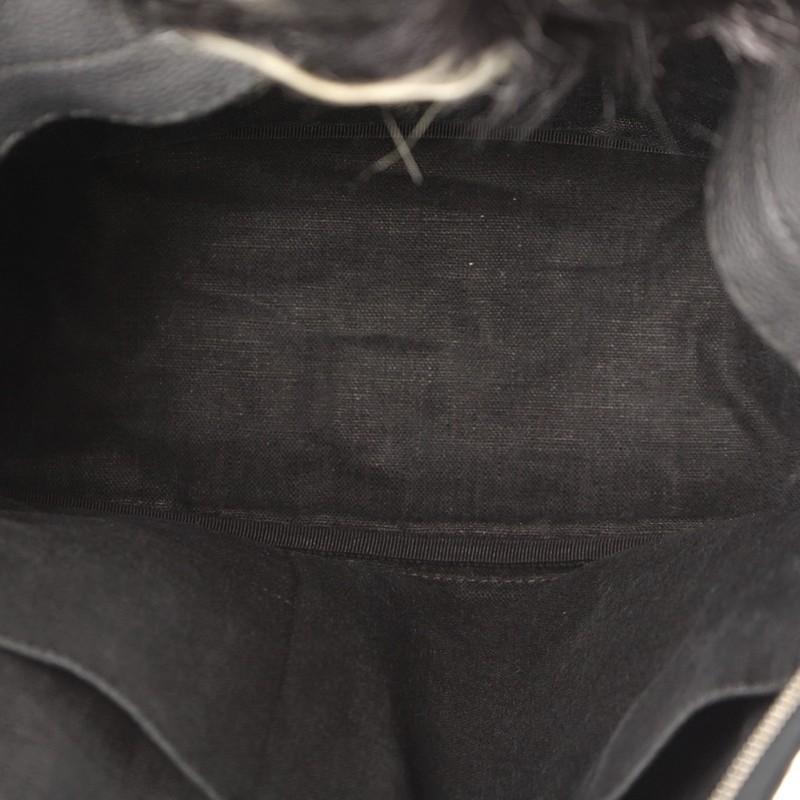 Fendi Selleria Monster Backpack Leather and Fur Medium 2