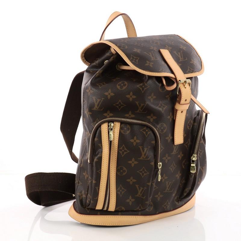 Black Louis Vuitton Bosphore Backpack Monogram Canvas