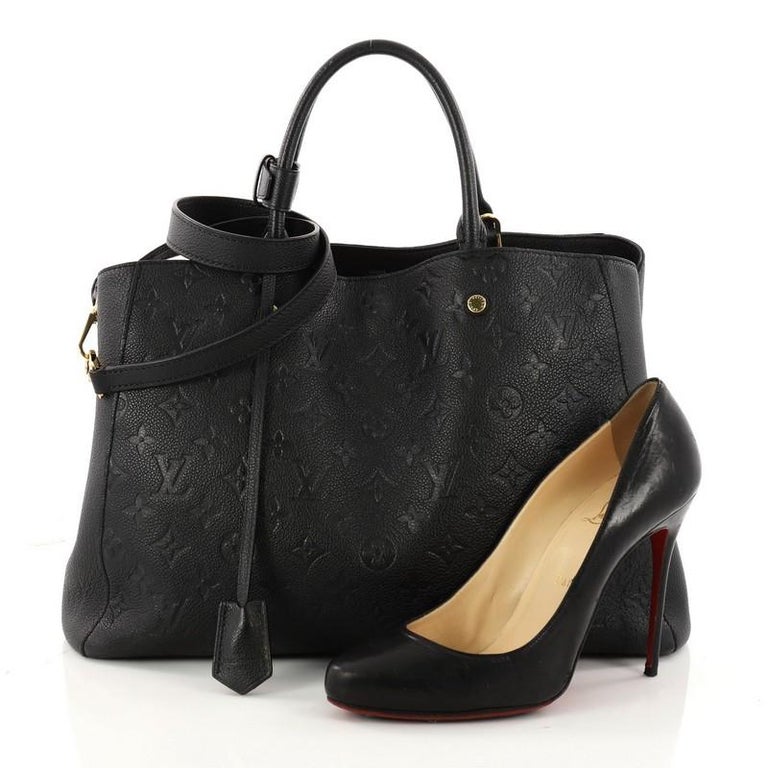 Louis Vuitton Montaigne Handbag Monogram Empreinte Leather GM at 1stdibs