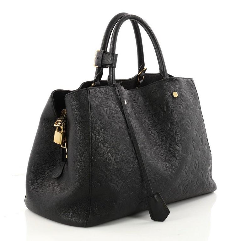 Louis Vuitton Montaigne Handbag Monogram Empreinte Leather GM at 1stdibs