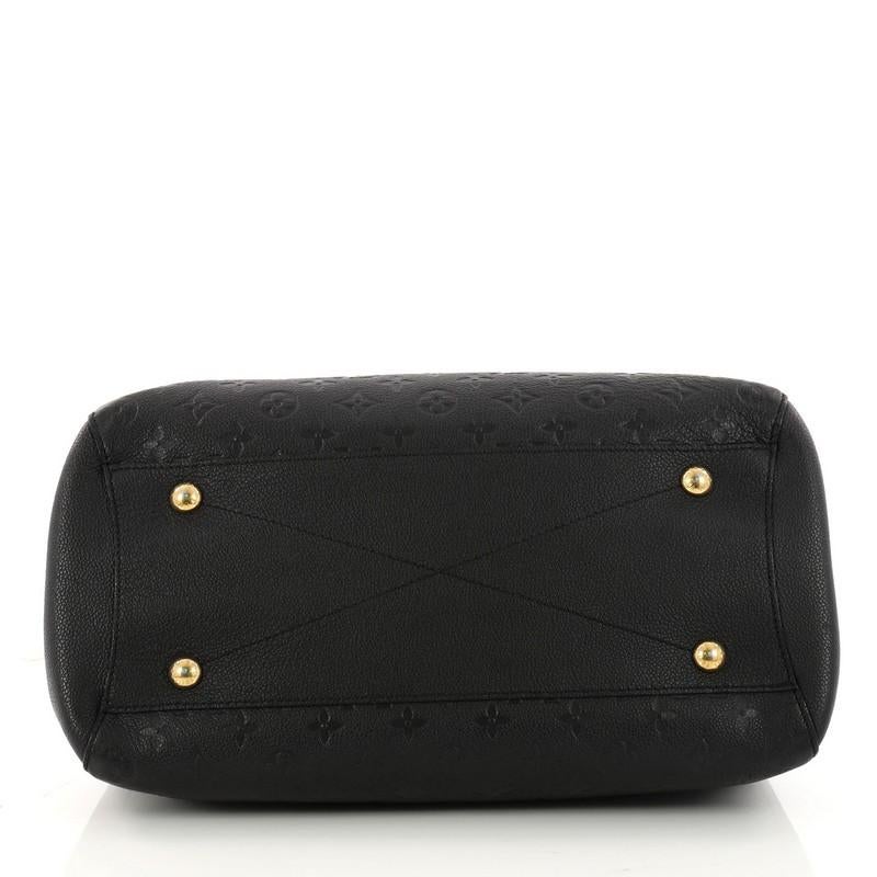 Louis Vuitton Montaigne Handbag Monogram Empreinte Leather GM In Good Condition In NY, NY