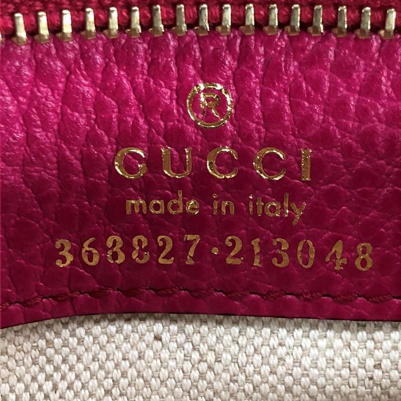 Gucci Swing Crossbody Bag Pebbled Leather Mini  3