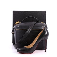 Chanel Vintage Timeless Vanity Case Caviar Small
