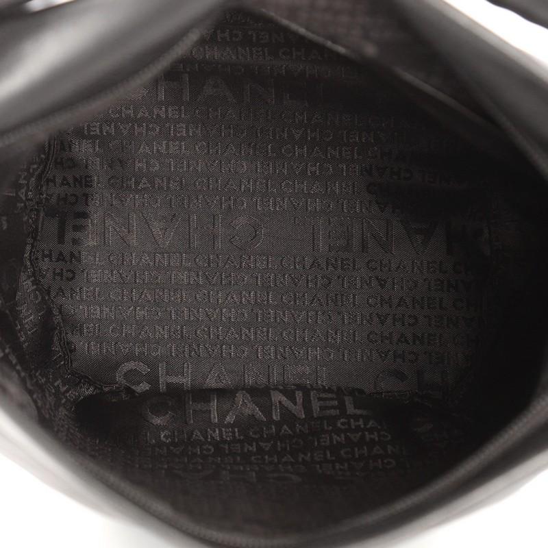 Chanel Vintage CC Handle Bucket Bag Leather Large 1