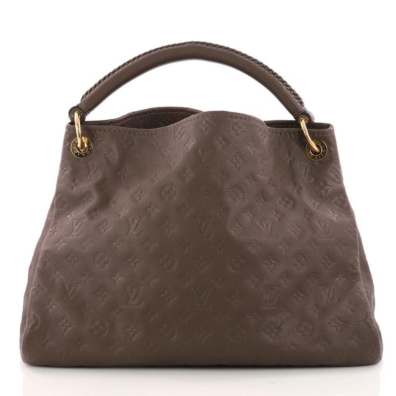Louis Vuitton Artsy Handbag Monogram Empreinte Leather MM  In Good Condition In NY, NY