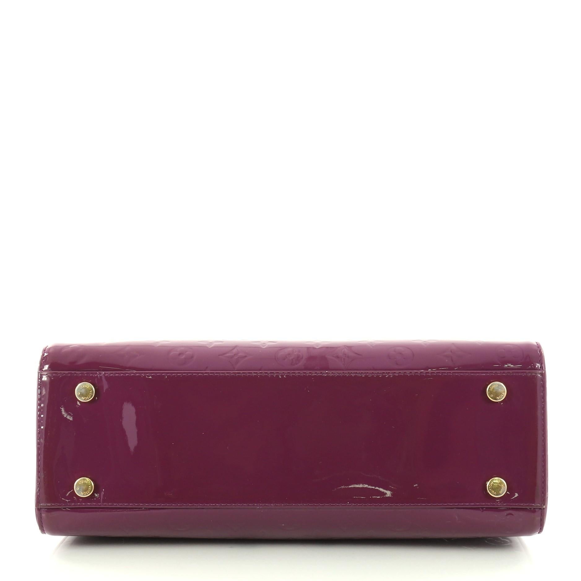 Women's or Men's Louis Vuitton Brea Handbag Monogram Vernis GM