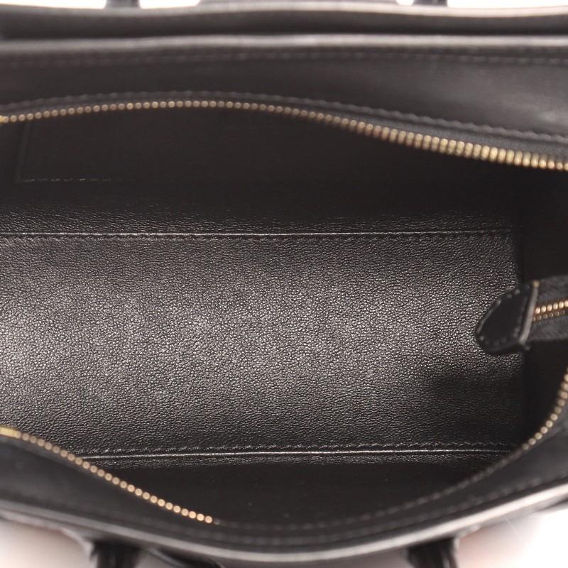 Celine Luggage Handbag Python and Leather Nano 1