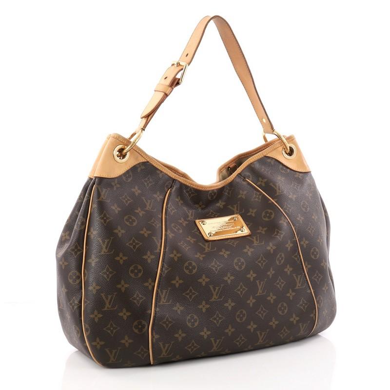 Black Louis Vuitton Galliera Handbag Monogram Canvas GM