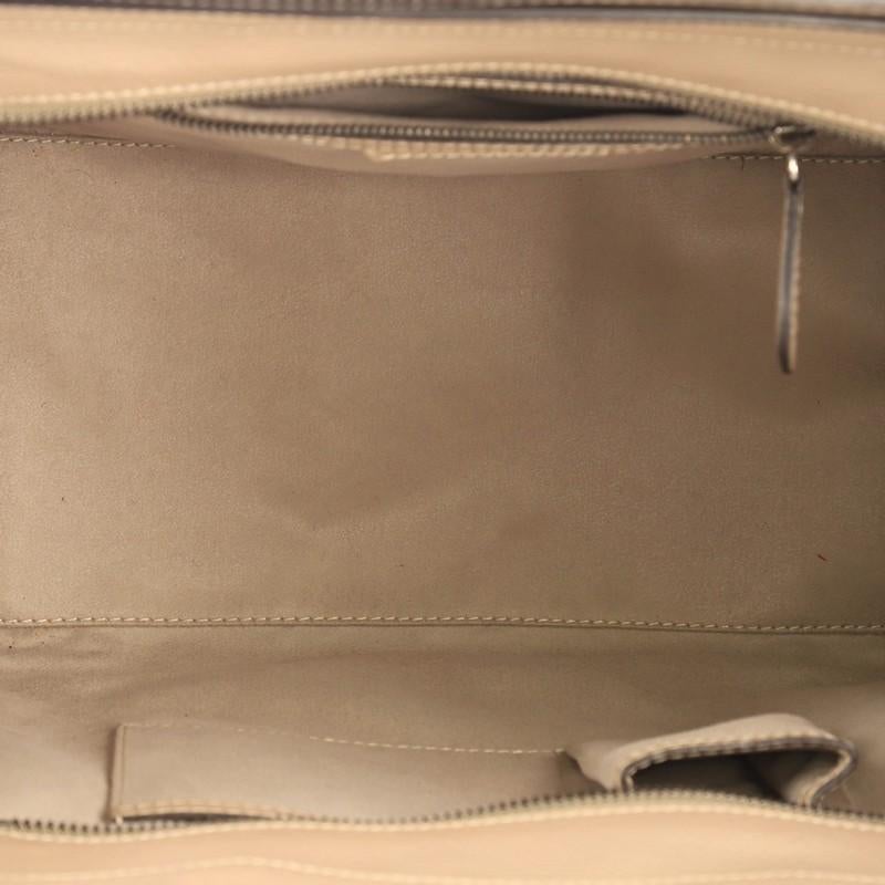 Celine Luggage Handbag Grainy Leather Mini 7
