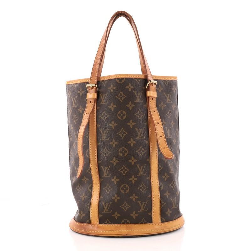 Louis Vuitton Bucket Bag Monogram Canvas GM  In Good Condition In NY, NY