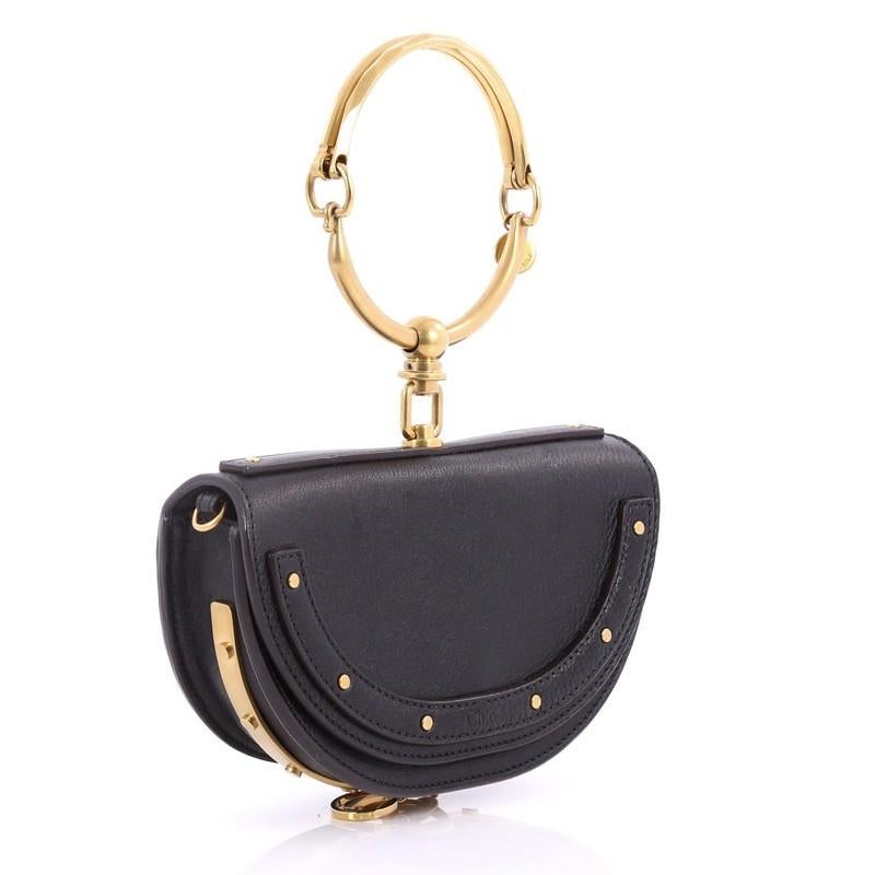 Black Chloe Nile Crossbody Bag Leather Mini
