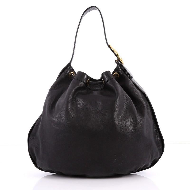 drawstring hobo bag