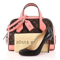 Louis Vuitton Dora Handbag Monogram Canvas and Calf Leather PM