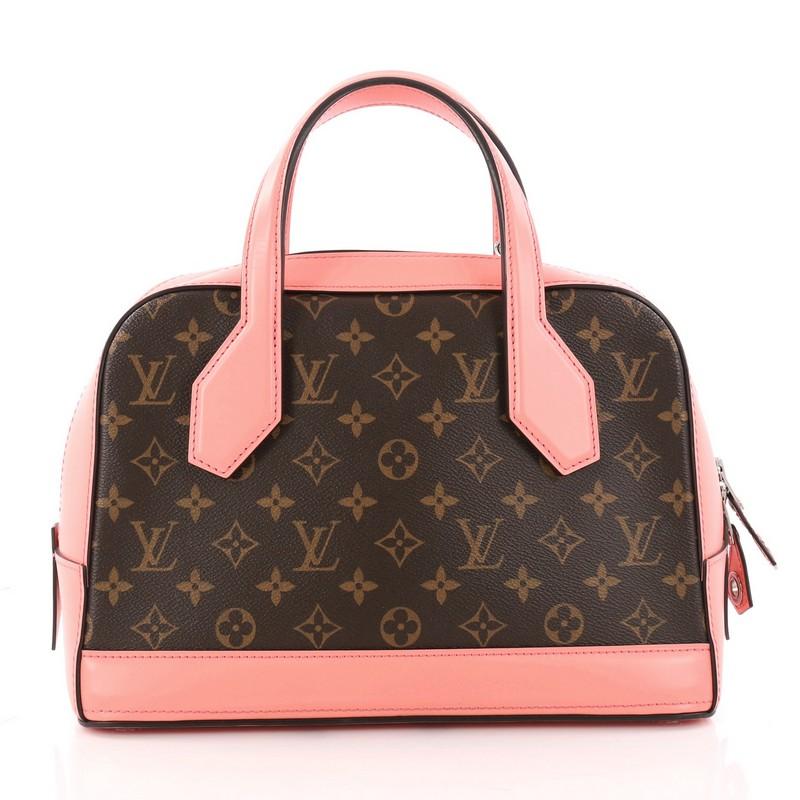  Louis Vuitton Dora Handbag Monogram Canvas and Calf Leather PM In Good Condition In NY, NY