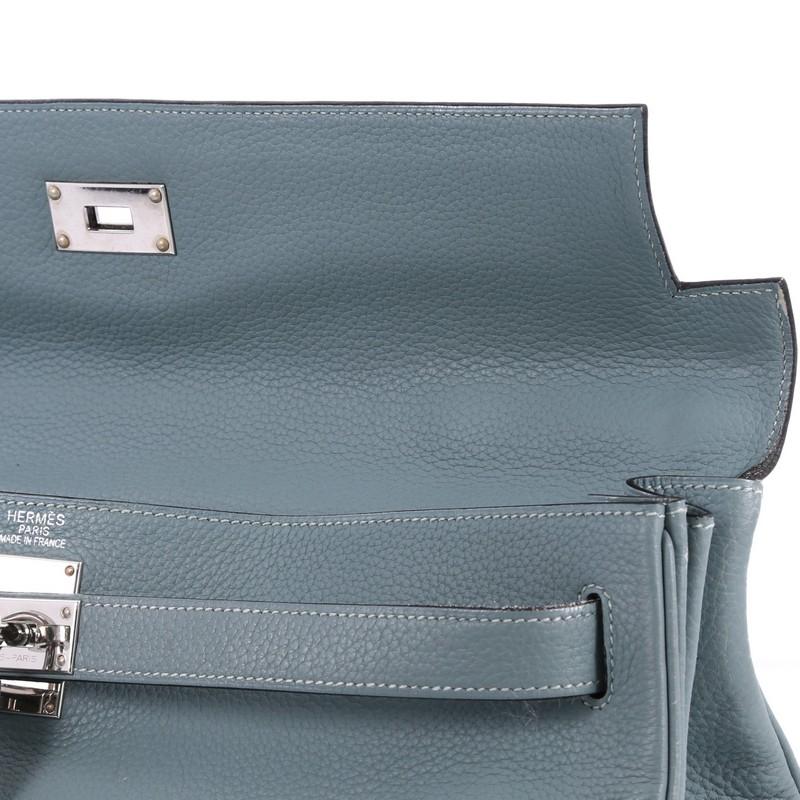 Hermes Shoulder Kelly Handbag Clemence 42 6