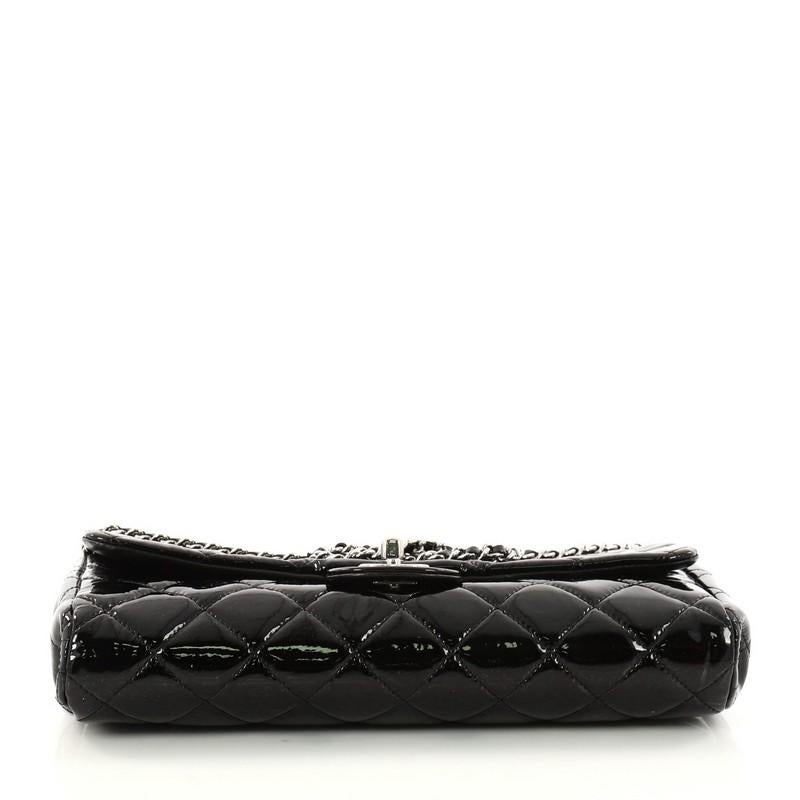 Women's or Men's Chanel Clutch with Chain Quilted Patent