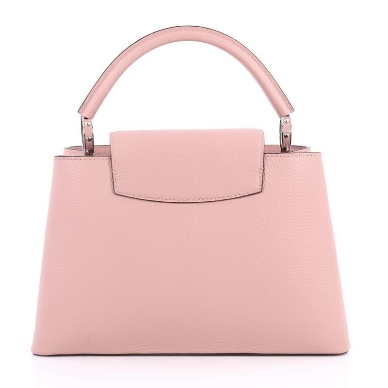 Women's or Men's  Louis Vuitton Capucines Handbag Leather PM 