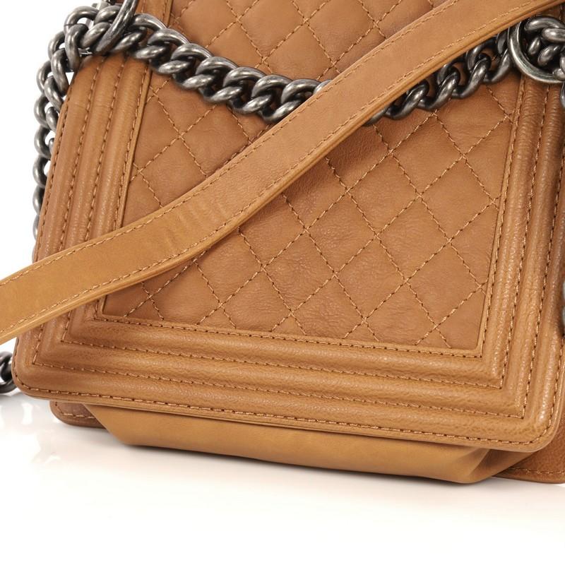 Chanel Paris-Dallas Boy Flap Bag Quilted Calfskin with Metal Adornments Small 1