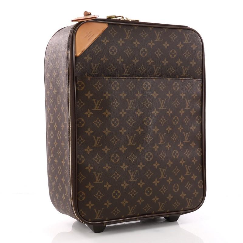 Black Louis Vuitton Pegase Luggage Monogram Canvas 45