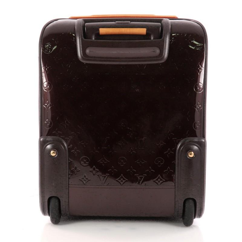  Louis Vuitton Pegase Luggage Monogram Vernis 45 In Good Condition In NY, NY