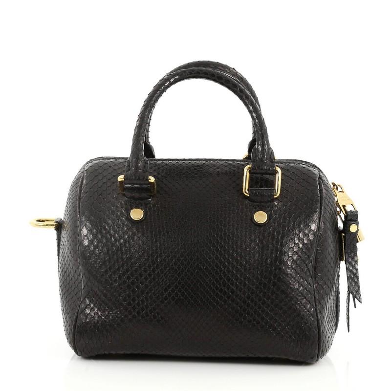 Louis Vuitton Speedy Handbag Python 20 In Good Condition In NY, NY