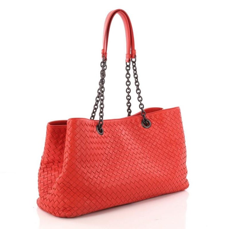 Bottega Double Chain Tote Intrecciato Nappa Large at 1stDibs bottega mirror