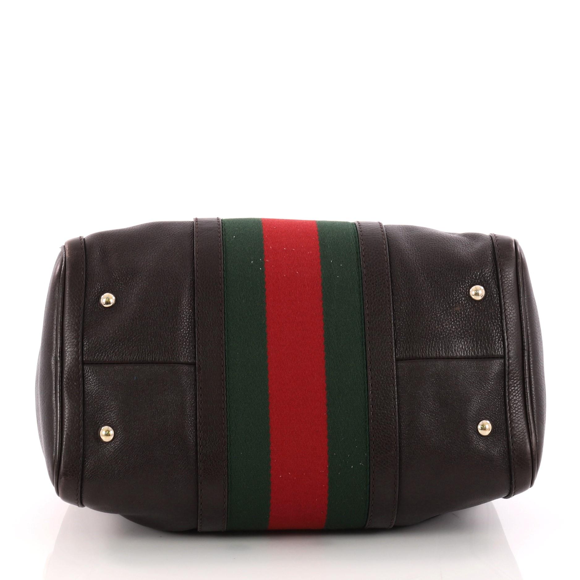 gucci boston bag black leather