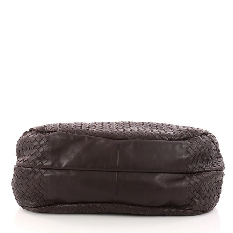 Black Bottega Veneta Campana Hobo Intrecciato Nappa Large
